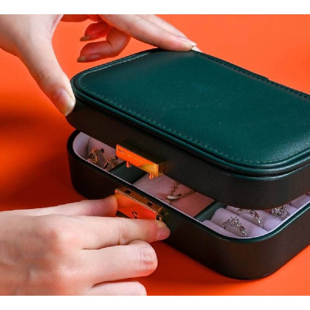 貴婦皮革首飾盒Jewelry Box-細節圖7