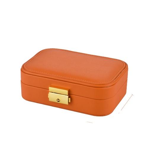 <Porabella>貴婦皮革首飾盒 珠寶盒 旅行旅遊 絨布盒飾品盒 飾品戒指項鍊耳環耳夾收納 展示架展示收納盒防水-細節圖2