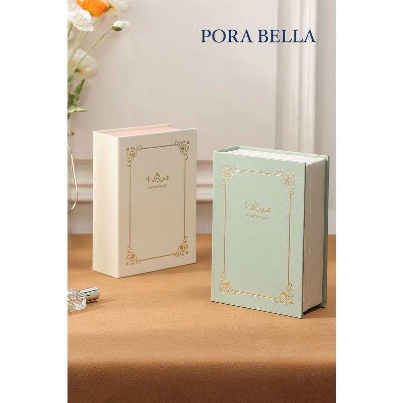 <Porabella>書本直立式首飾盒 珠寶盒 ins風收納本 絨布盒飾品盒 飾品戒指項鍊耳環耳夾收納 展示架展示收納盒-細節圖3