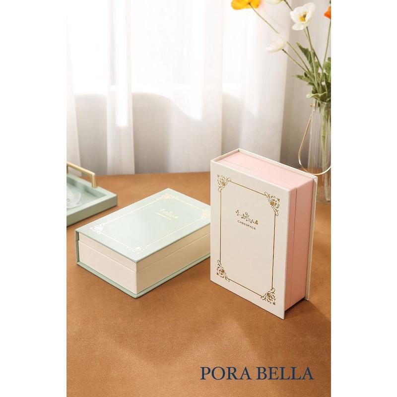 <Porabella>書本直立式首飾盒 珠寶盒 ins風收納本 絨布盒飾品盒 飾品戒指項鍊耳環耳夾收納 展示架展示收納盒-細節圖4