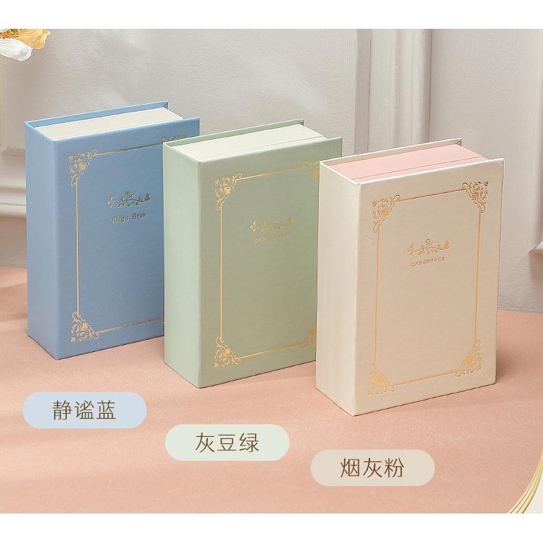 <Porabella>書本直立式首飾盒 珠寶盒 ins風收納本 絨布盒飾品盒 飾品戒指項鍊耳環耳夾收納 展示架展示收納盒-細節圖9