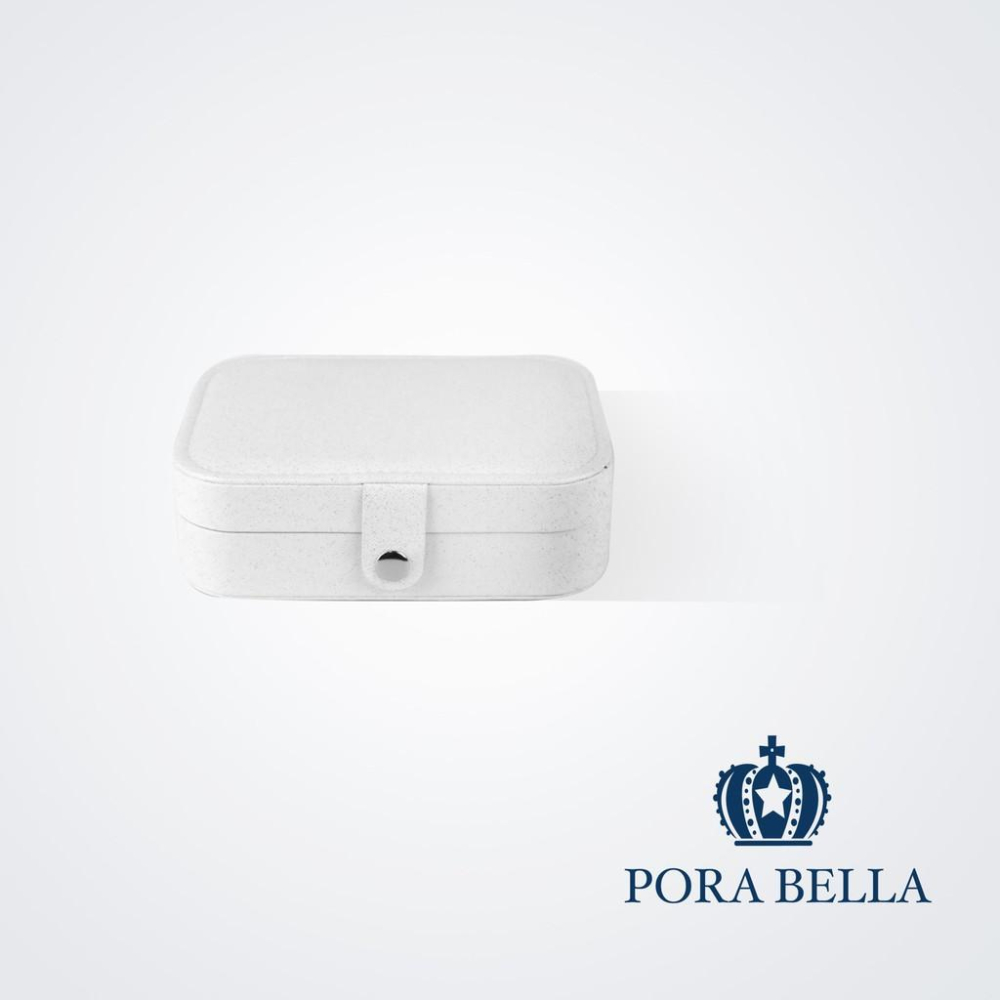 <Porabella>貴婦雙層皮革首飾盒 2022新色珠寶盒 旅行旅遊 飾品戒指項鍊耳環耳夾收納 展示架展示收納盒防水-細節圖4