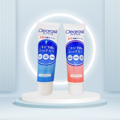 日本製 Clearasil 藥用洗面乳 洗臉用 去油 天然無著色 成分溫和 徹底清潔 殺菌 日本限定