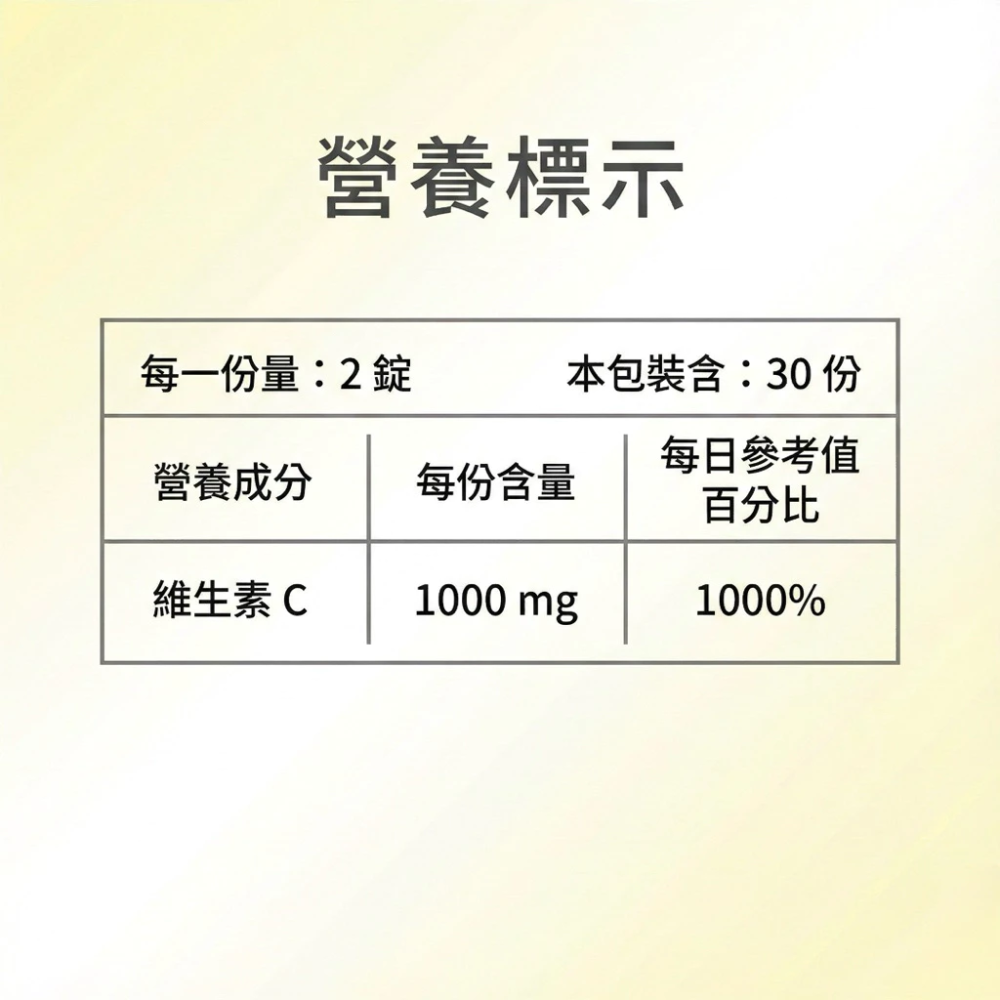 大研生醫 維他命c 緩釋膜衣錠 60 維他命 c 12 小時長時間釋放 Vitamin C-細節圖4