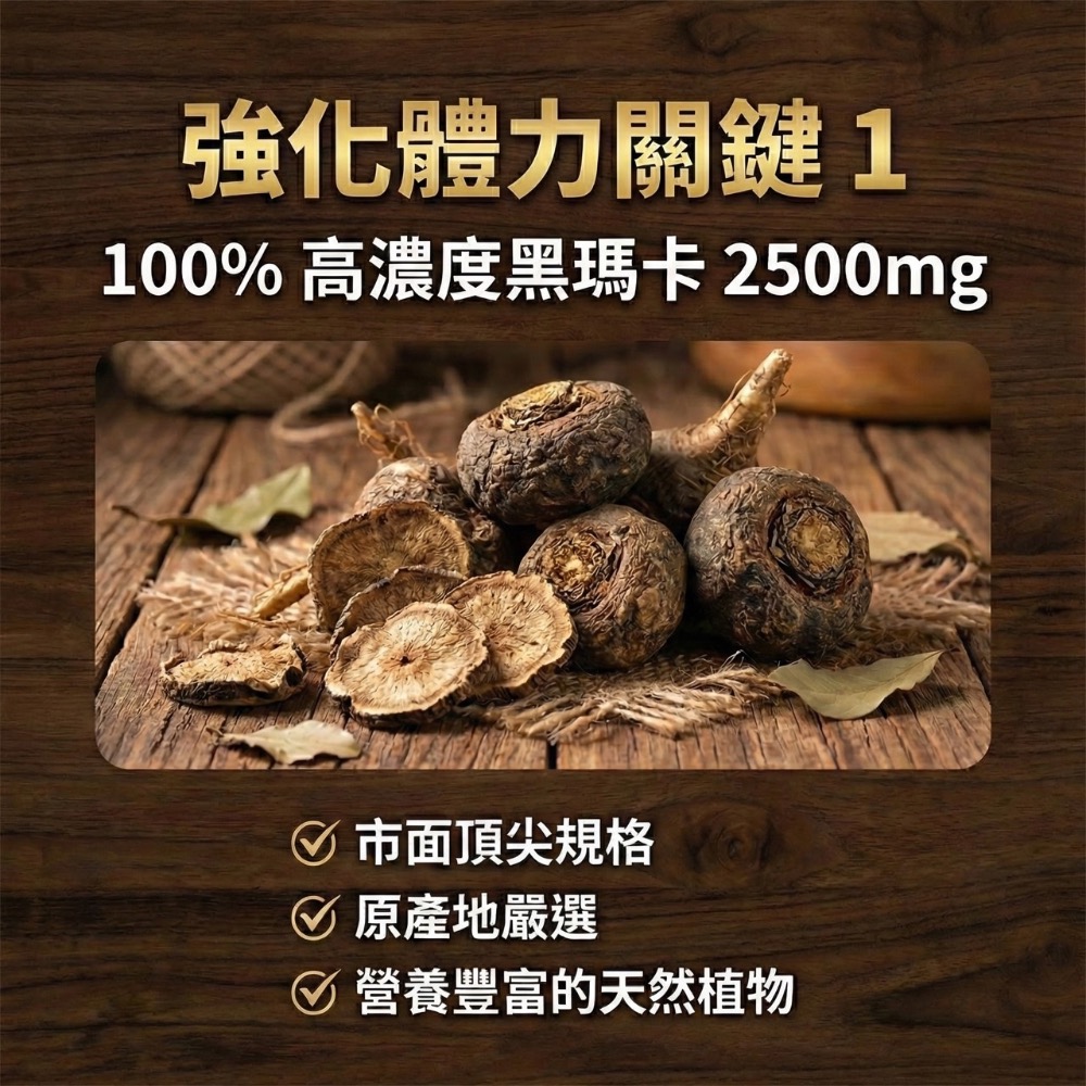 大研生醫 黑瑪卡透納葉錠 66錠-細節圖3