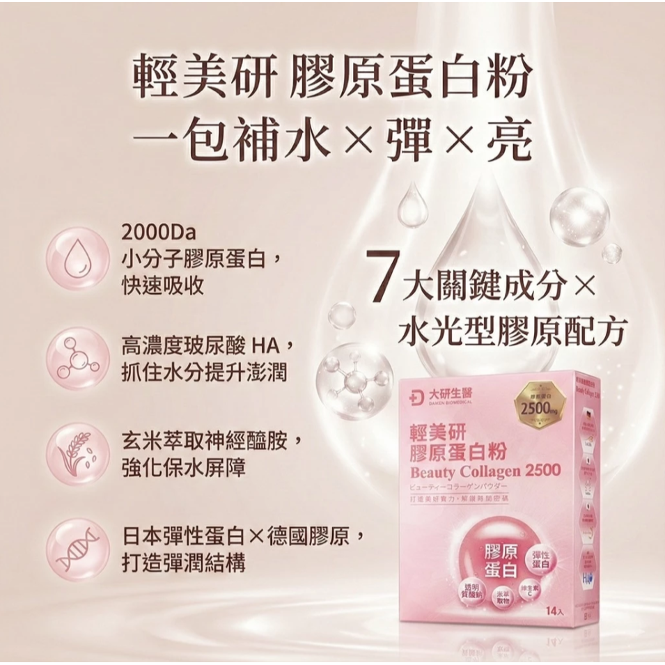 大研生醫 輕美顏膠原蛋白粉-細節圖2