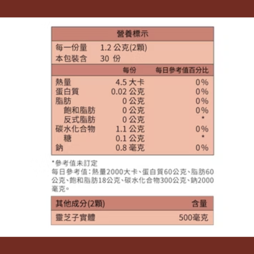 達摩本草 專利靈芝子實體 60 顆 / 盒-細節圖2