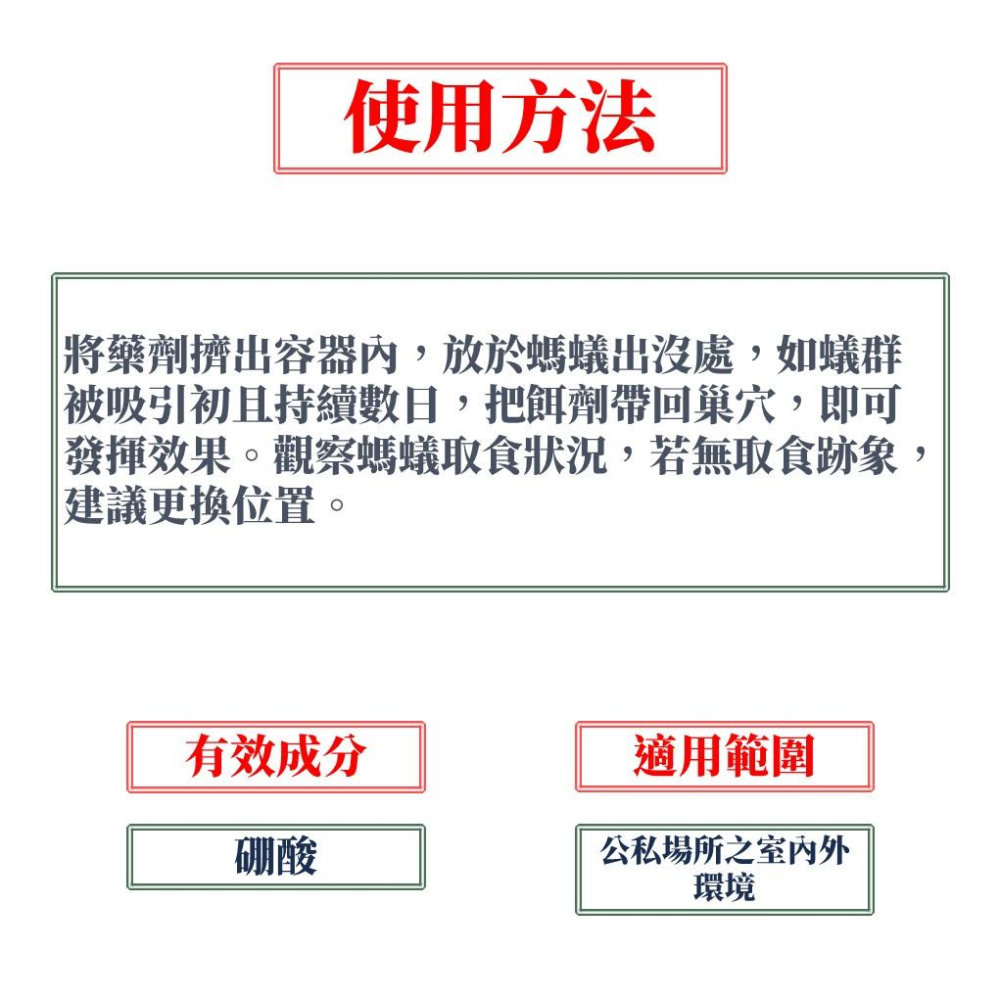 【99免運+發票】蟻愛呷除蟻餌劑80g 加強防治琉璃蟻 隨蟻去-細節圖3