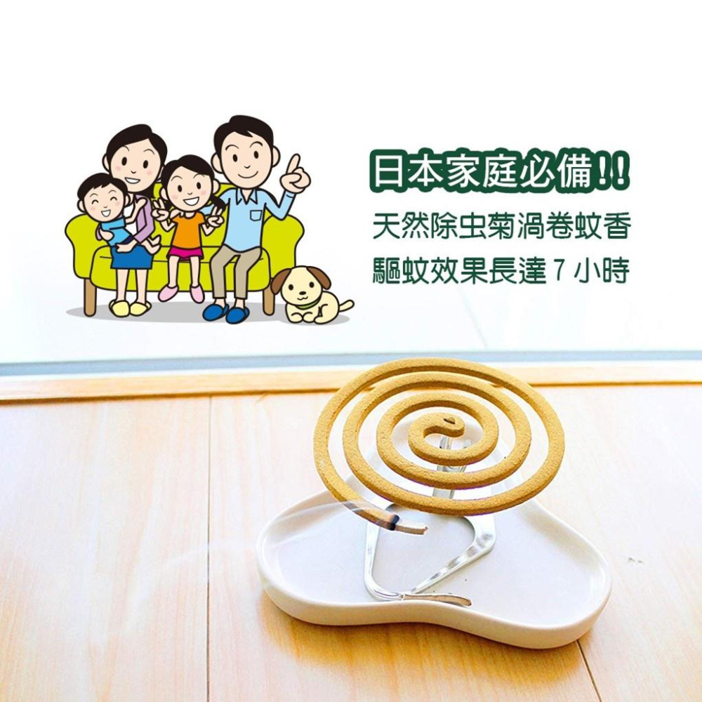 【99免運+電子發票】金鳥天然除蟲菊渦卷蚊香 10入 大片長效7小時-細節圖4