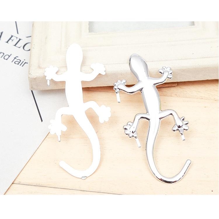 塑料仿金屬壁虎車貼 超亮汽車3D個性反光壁虎車身貼汽車貼紙-細節圖2