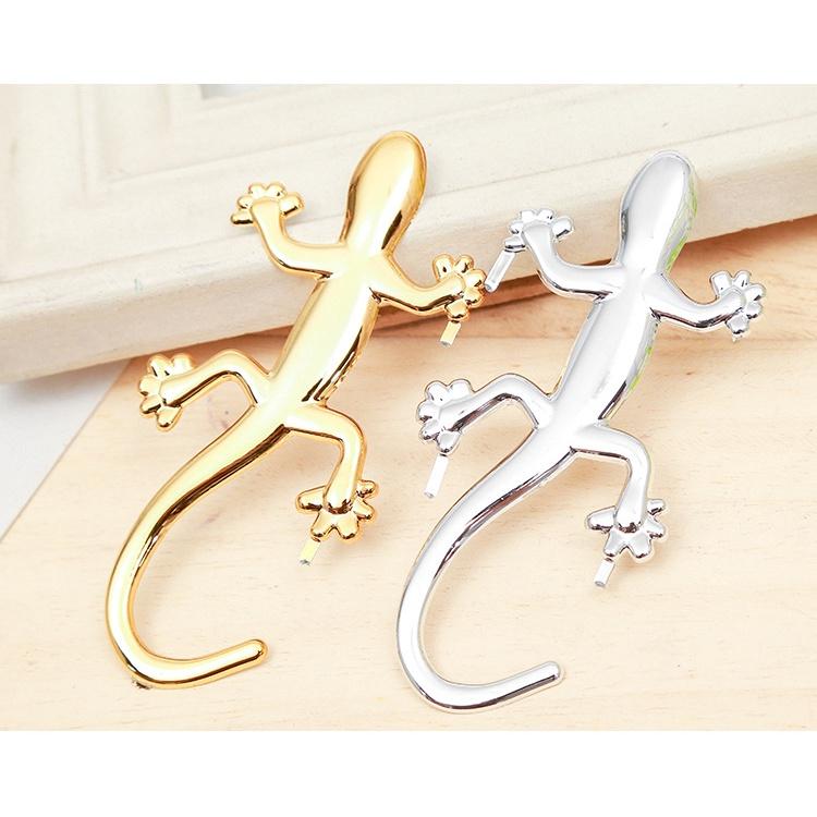 塑料仿金屬壁虎車貼 超亮汽車3D個性反光壁虎車身貼汽車貼紙-細節圖5