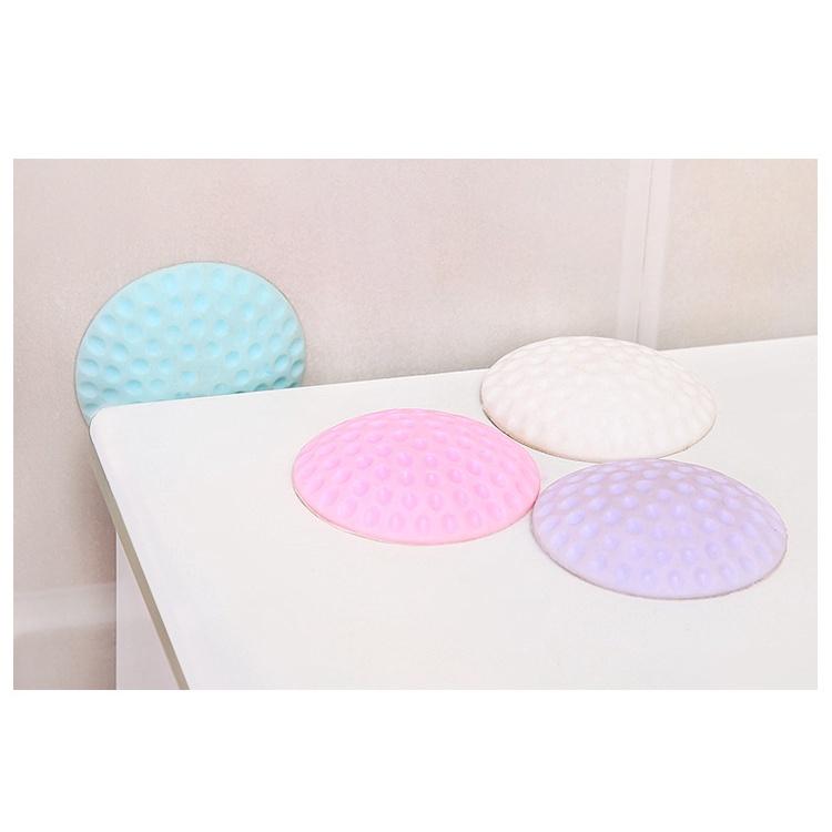 高爾夫款門後牆面防撞墊門把手門鎖防護墊橡膠防震墊 球型矽膠加厚門把手防撞墊-細節圖3