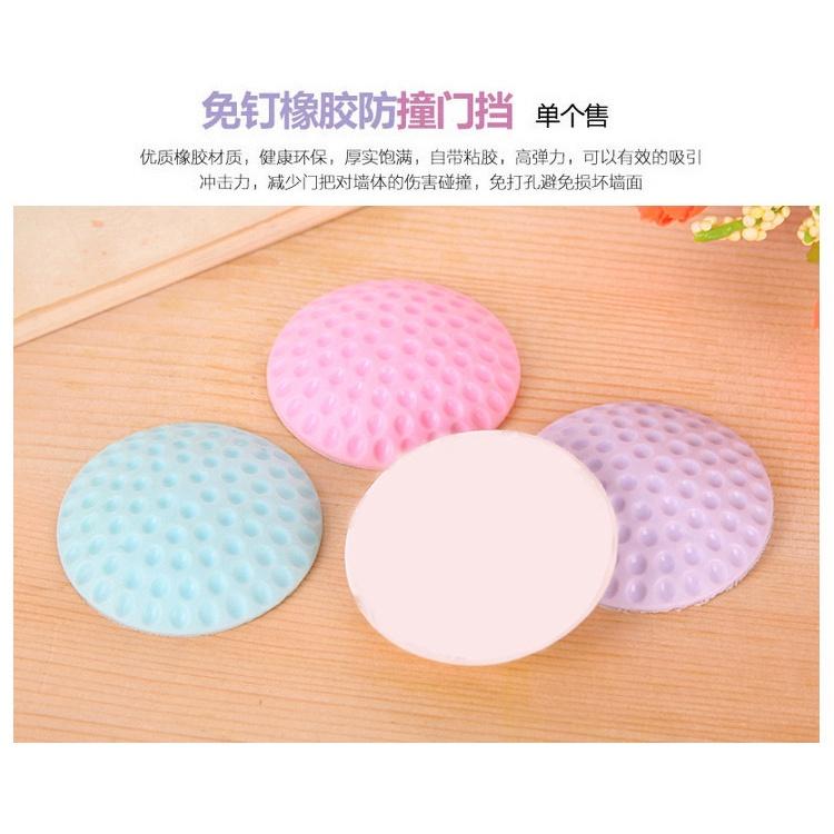 高爾夫款門後牆面防撞墊門把手門鎖防護墊橡膠防震墊 球型矽膠加厚門把手防撞墊-細節圖5