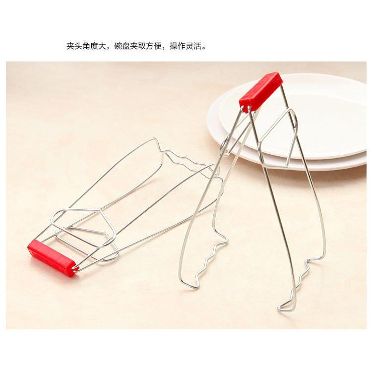 金屬防燙夾 創意多功能夾碗器取碗夾 簡易式碗盤鍋夾(小) 碗夾 鍋夾-細節圖3