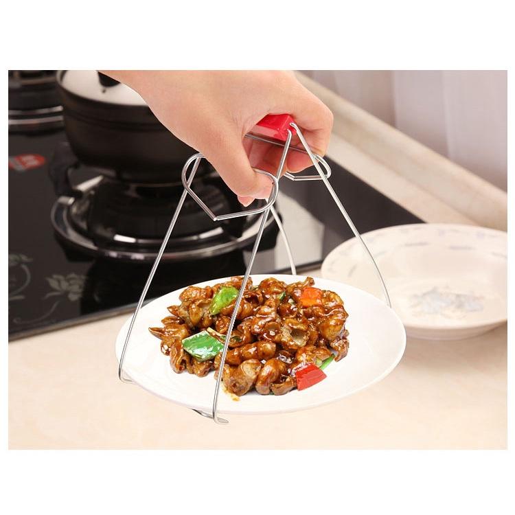 金屬防燙夾 創意多功能夾碗器取碗夾 簡易式碗盤鍋夾(小) 碗夾 鍋夾-細節圖5