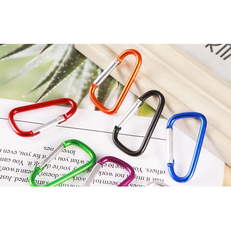 5號彩色小號D型迷你安全多功能登山扣 鋁合金快掛背包扣贈送禮品-細節圖5