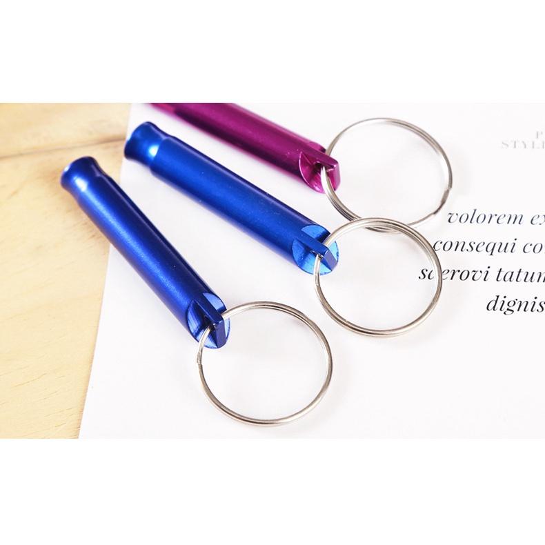 鋁合金救生哨子戶外求生小口哨救生哨運動會裁判哨子金屬口哨便攜-細節圖2