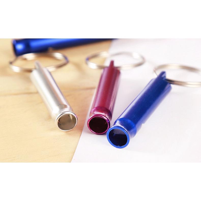 鋁合金救生哨子戶外求生小口哨救生哨運動會裁判哨子金屬口哨便攜-細節圖3