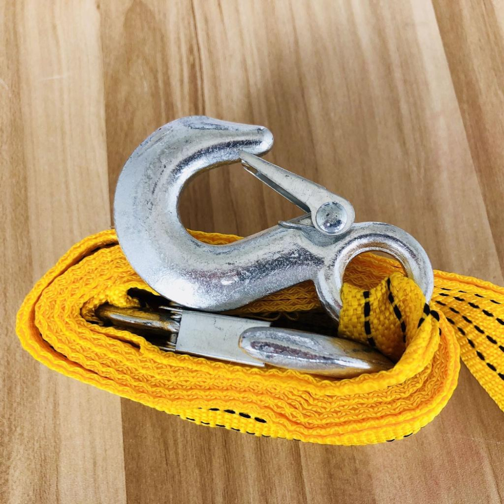 3米 3噸拖車繩 車載拖車繩 汽車用戶外安全應急牽引拉車繩-細節圖2