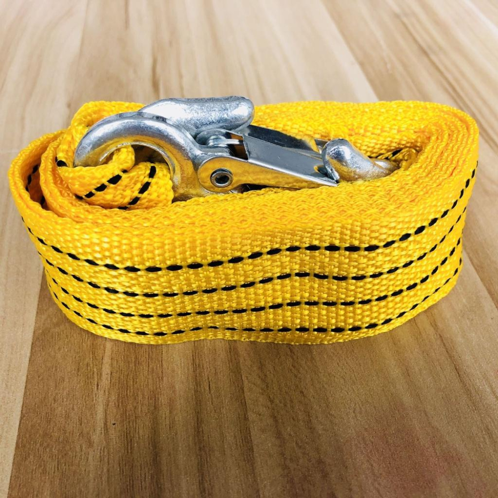 3米 3噸拖車繩 車載拖車繩 汽車用戶外安全應急牽引拉車繩-細節圖6