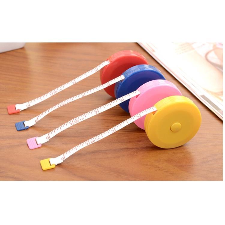 伸縮捲尺 隨身攜帶方便 1.5米軟皮尺 可愛迷你小圓捲尺-細節圖2