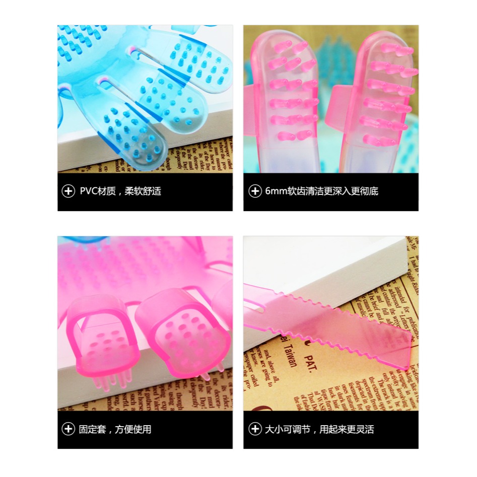 寵物洗澡刷 加厚款 狗狗手套五指擼毛刷 貓咪去除浮毛 按摩洗澡清潔刷-細節圖2