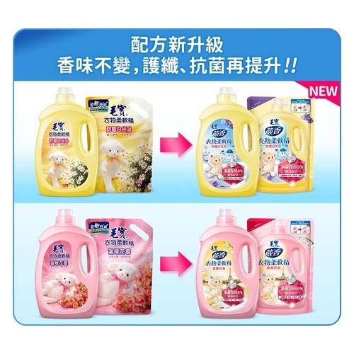 毛寶 葳香衣物柔軟精 溫暖花香 (共兩款)-細節圖2