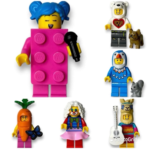 LEGO 樂高 2024 BAM 人偶 粉色磚人 藍鳥 羊駝 北極熊 紅蘿蔔人 女小丑 2套下單區
