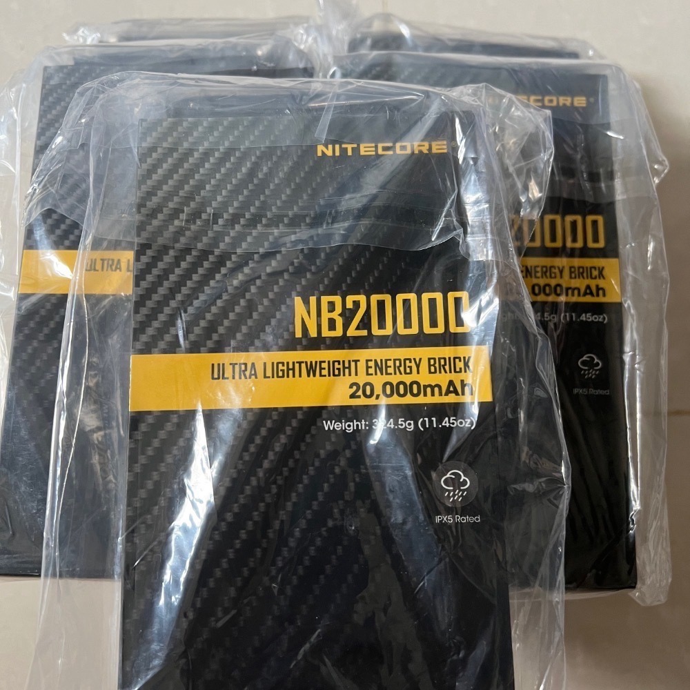 ￼【浩哥戶外】新版 CCC認證通過NiteCore NB10000 Gen2 / NB20000 超輕量碳纖維-細節圖2