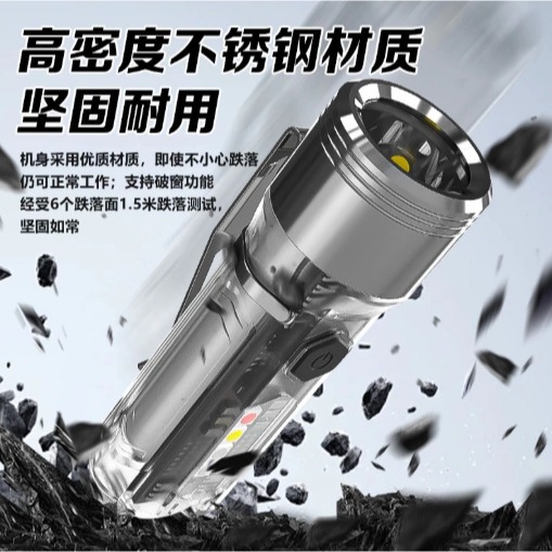 台灣現貨 米粒G13 GT13 PLUS 迷你手電筒 三星燈珠鑰匙扣手電強光手電typec充電-細節圖2