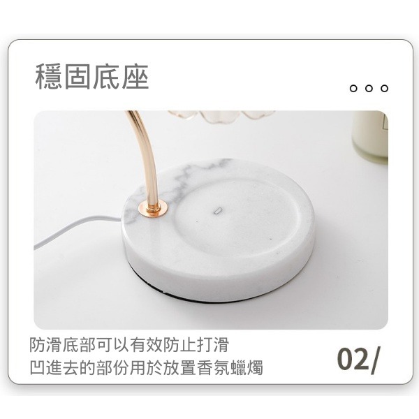 ［�台灣出貨台灣保固］融燭燈 融蠟燈 蠟燭暖燈 香氛燈 香氛蠟燭 琉璃鈴蘭花朵造型 聖誕節禮物 交換禮物-細節圖7