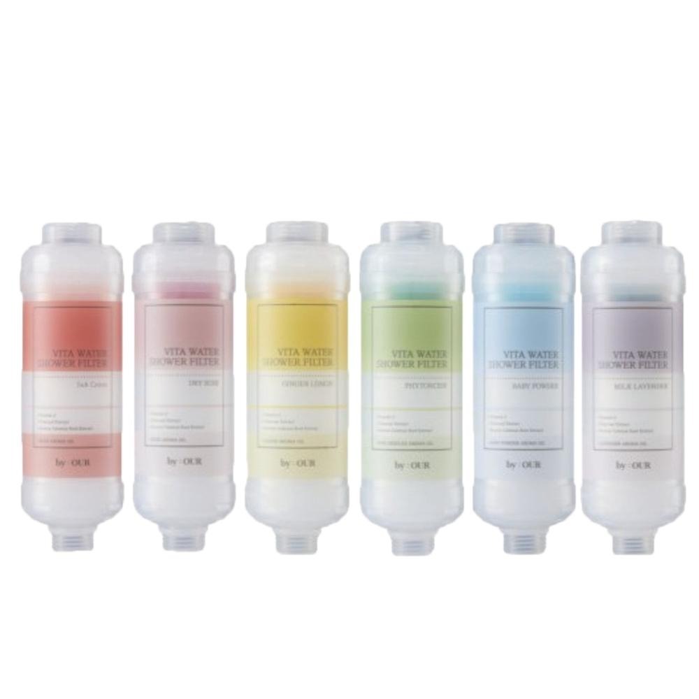 現貨【BYOUR】韓國完美純淨沐浴過濾器 蓮蓬頭濾水器 蓮蓬頭濾心 沐浴濾芯 香氛 濾心 維他命 洗澡 過濾器-細節圖5