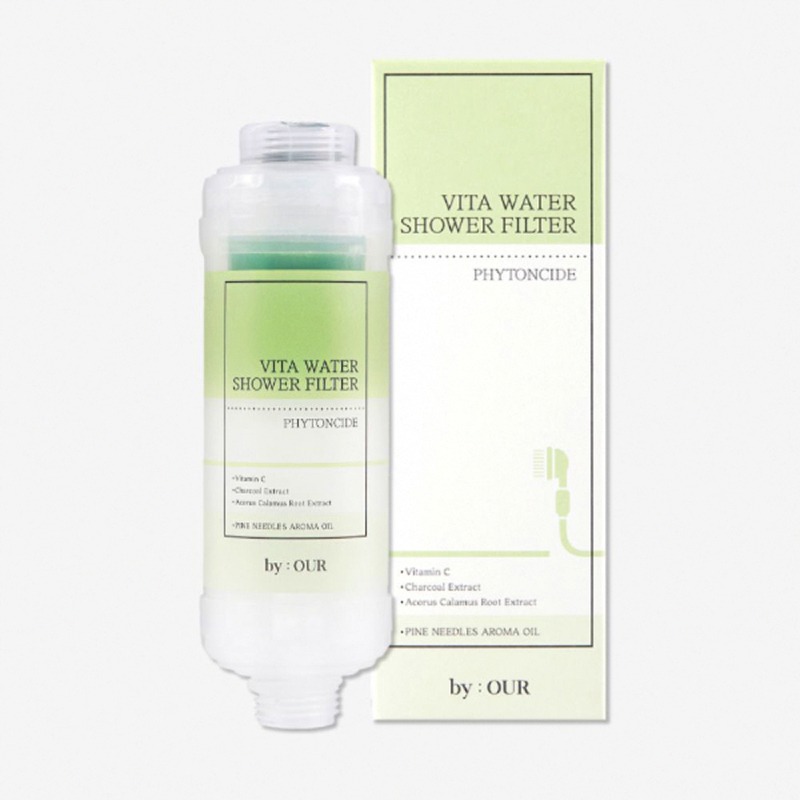 現貨【BYOUR】韓國完美純淨沐浴過濾器 蓮蓬頭濾水器 蓮蓬頭濾心 沐浴濾芯 香氛 濾心 維他命 洗澡 過濾器-規格圖8