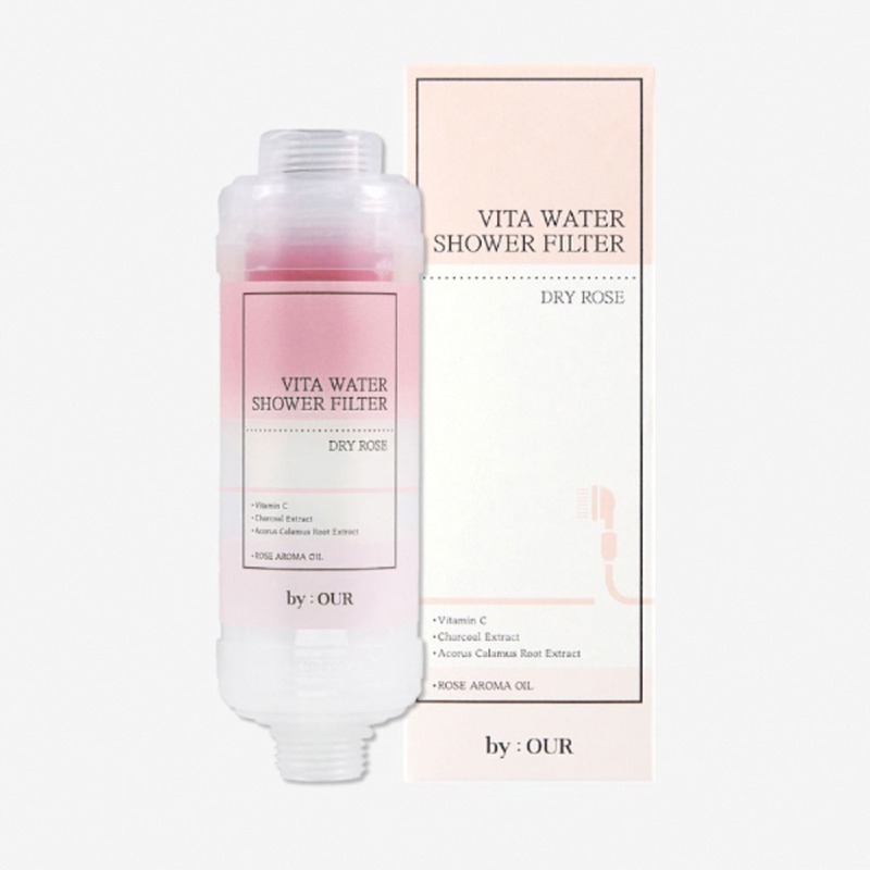 現貨【BYOUR】韓國完美純淨沐浴過濾器 蓮蓬頭濾水器 蓮蓬頭濾心 沐浴濾芯 香氛 濾心 維他命 洗澡 過濾器-規格圖8