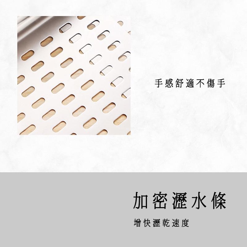 【304不鏽鋼伸縮瀝水籃】戶外露營 304不銹鋼 方便攜帶 自由伸縮 加寬手柄 蔬果碗筷 快速瀝水 不生銹-細節圖5