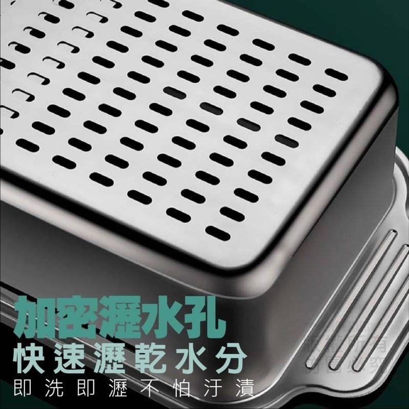 【304不鏽鋼伸縮瀝水籃】戶外露營 304不銹鋼 方便攜帶 自由伸縮 加寬手柄 蔬果碗筷 快速瀝水 不生銹-細節圖8