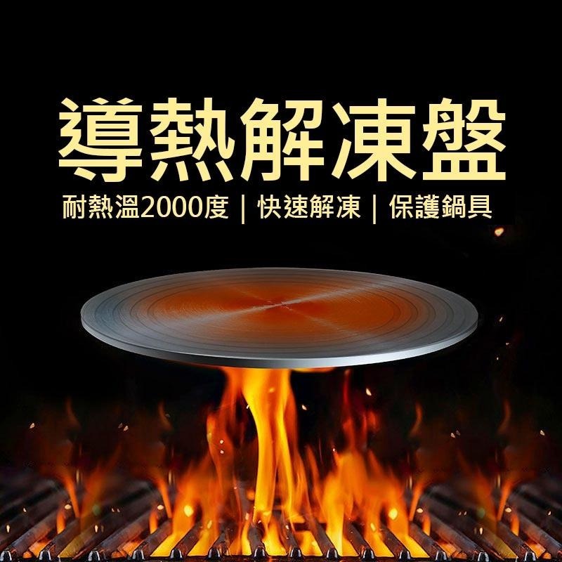 現貨 導熱板 解凍板 瓦斯爐節能板 解凍盤加熱板均熱板 退冰板退冰盤 鋁合金導熱盤 防燒黑保護鍋具-細節圖2