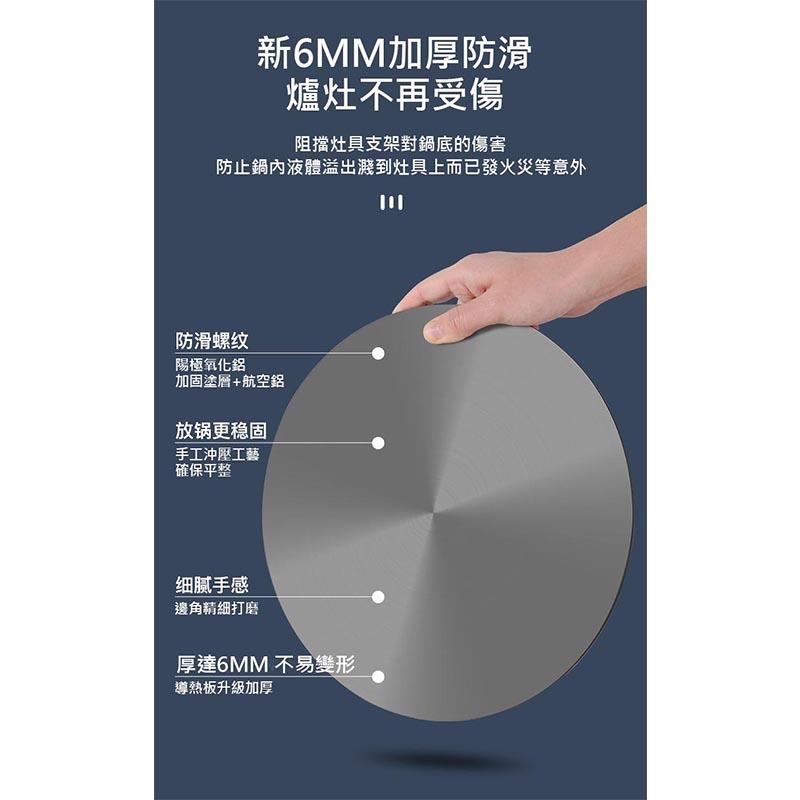 現貨 導熱板 解凍板 瓦斯爐節能板 解凍盤加熱板均熱板 退冰板退冰盤 鋁合金導熱盤 防燒黑保護鍋具-細節圖6