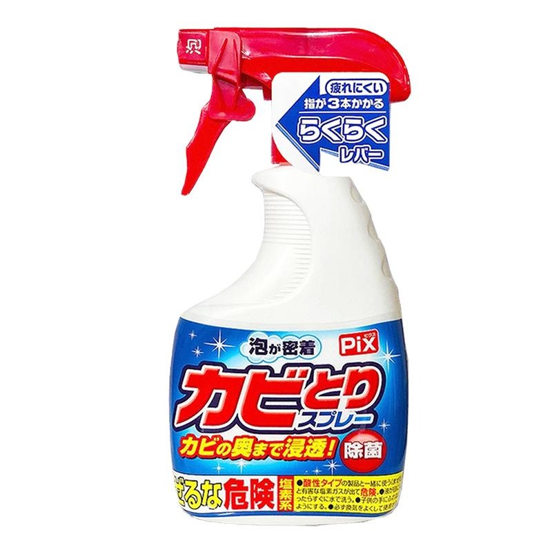 現貨 日本獅子化學 Pix浴廁去霉清潔噴霧泡 浴廁 去霉 清潔噴霧泡 400g-細節圖2