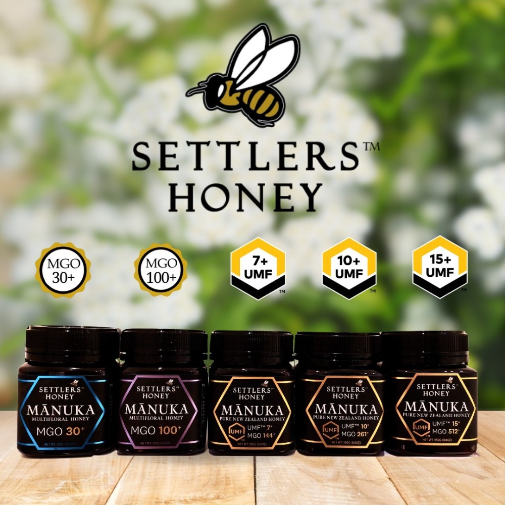 紐西蘭 Settlers 麥蘆卡蜂蜜 UMF7+ 250g-細節圖5