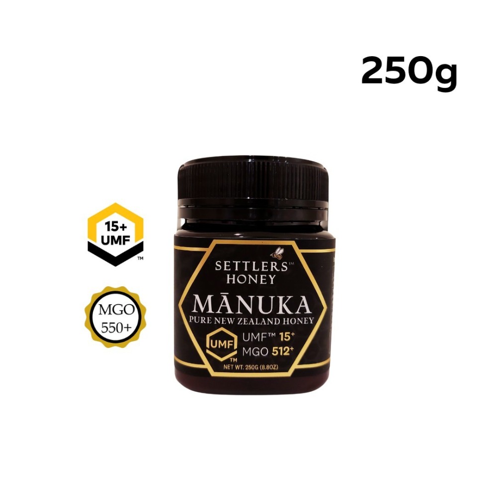 紐西蘭 Settlers 麥蘆卡蜂蜜 UMF15+ 250g-細節圖2