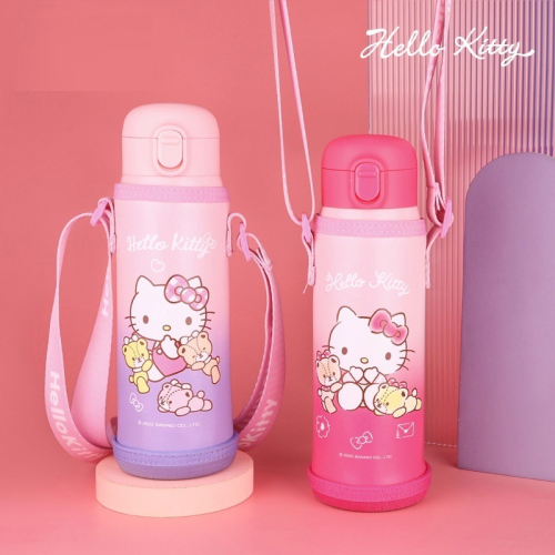 【現貨速出】三麗鷗 Hello Kitty彈跳直飲保溫瓶 480ml(多款可選)