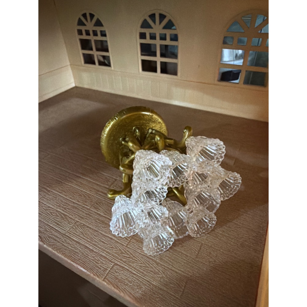 森林家族】二手配件：水晶吊燈（不會發光-規格圖4