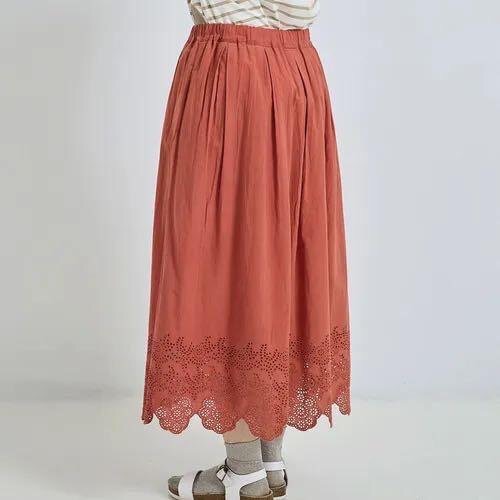 預購 日本🇯🇵Cloudnine 內襯裡下襬刺繡裙-細節圖4