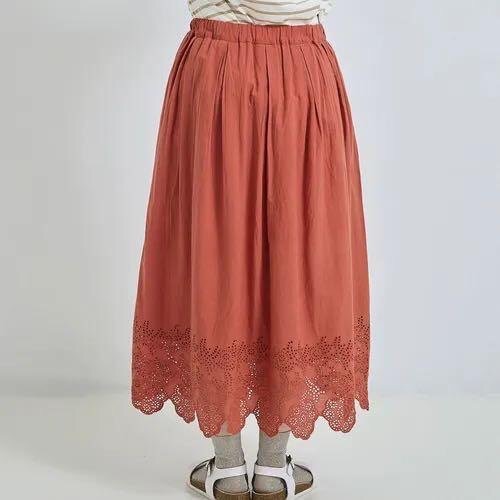 預購 日本🇯🇵Cloudnine 內襯裡下襬刺繡裙-細節圖5