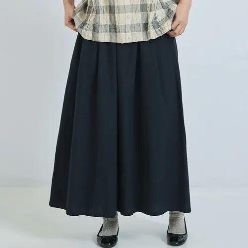 預購 日本🇯🇵Cloudnine 棉麻布純色闊腿褲-細節圖7