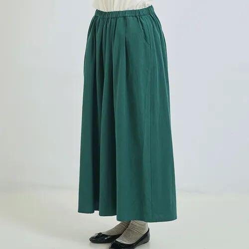 預購 日本🇯🇵Cloudnine 棉麻布純色闊腿褲-細節圖9