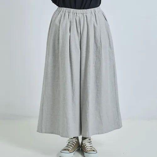 預購 日本🇯🇵Cloudnine 棉麻布純色闊腿褲-規格圖9