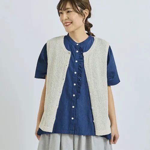 預購 日本🇯🇵Cloudnine 荷葉邊點綴襯衫-細節圖4