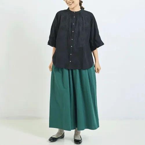 預購 日本🇯🇵Cloudnine 棉質薄紗刺繡上衣-細節圖3